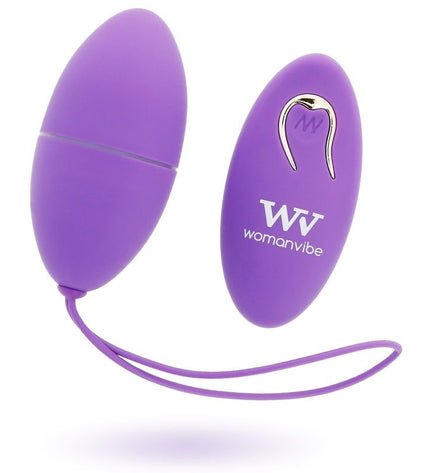 WOMANVIBE - ALSAN EGG TELECOMMANDE SILICONE VIOLET - Concombre Boutique