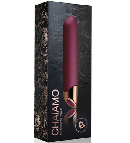 ROCKS-OFF - VIBRATEUR BORDEAUX CHAIAMO by ROCKS-OFF