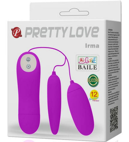 PRETTY LOVE - IRMA DOUBLE OEUF VIBRANT by PRETTY LOVE FLIRTATION