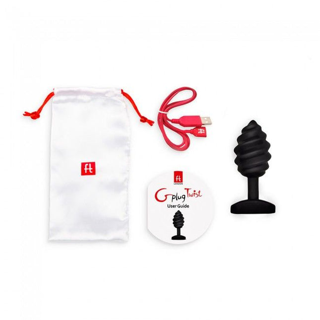 G-VIBE - GPLUG TWIST AVEC VIBRATION NOIR by G-VIBE