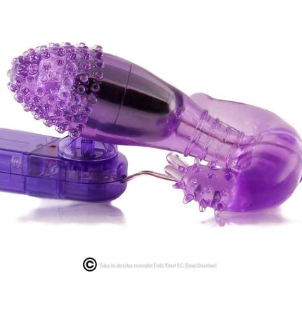 BAILE - STIMULATEUR VAGINAL ET ANAL LILAS AVEC VIBRATION