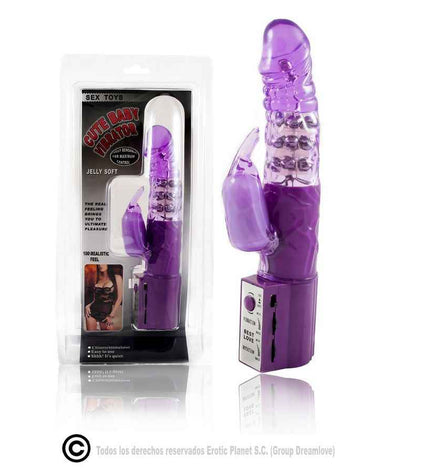 BAILE - ROTATEUR DE LAPIN LILAS AVEC SUPERSTIMULATEUR