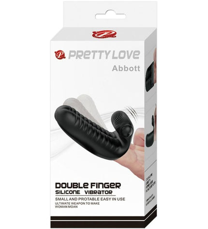 PRETTY LOVE - ABBOTT DÉS DÉS STIMULATEUR NOIR by PRETTY LOVE