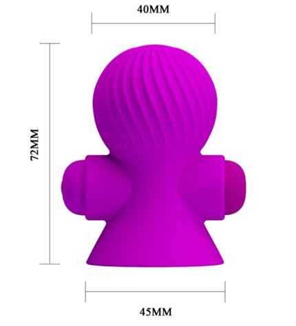 PRETTY LOVE - STIMULATEURS DE NIPPLE 12 MODES VIBRATION LILAS by PRETTY LOVE SMART