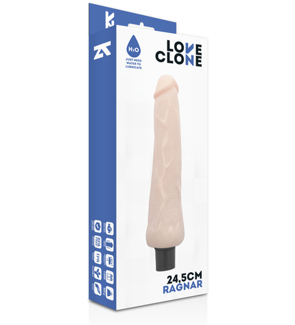 LOVECLONE - VIBRATEUR AUTOLUBRIFIANT RAGNAR 24.5 CM -O- 3.5 CM by LOVECLONE