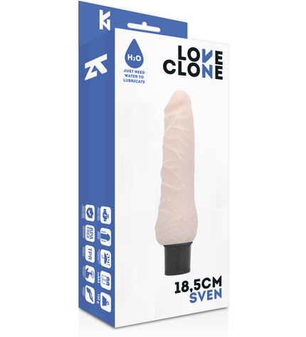 LOVECLONE - VIBRATEUR AUTOLUBRIFIANT SVEN 18.5 CM -O- 3.3 CM by LOVECLONE