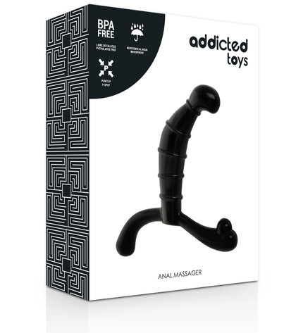 ADDICTED TOYS - PLAISIR ANAL PROSTATE NOIR by ADDICTED TOYS