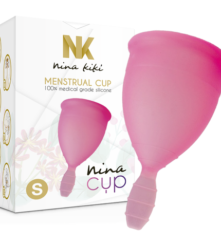 NINA KIKÍ - COUPE MENSTRUELLE ROSE - TAILLE S - Concombre Boutique