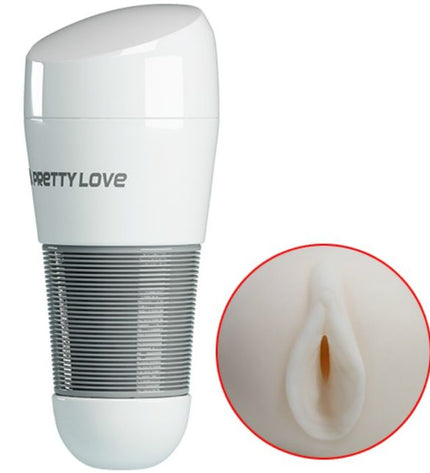 PRETTY LOVE - MASTURBATEUR VAGIN BLANC KITTY by PRETTY LOVE MALE