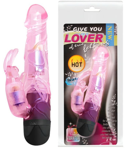 BAILE - OFFREZVOUS UN VIBRATEUR AMANT AVEC LAPIN ROSE - Concombre Boutique