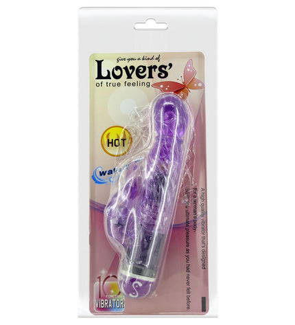 BAILE - VIBRATEUR  VITESSES MULTIPLES AVEC STIMULATEUR LILAS - Concombre Boutique