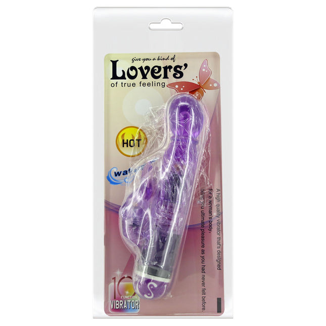 BAILE - VIBRATEUR  VITESSES MULTIPLES AVEC STIMULATEUR LILAS - Concombre Boutique