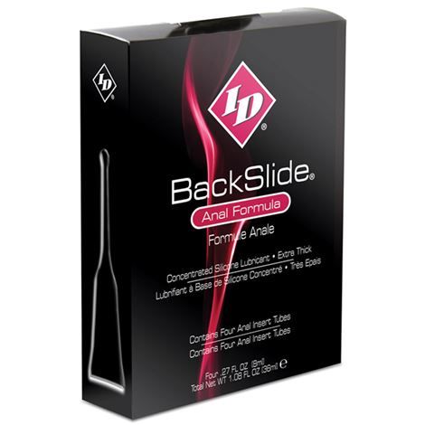 ID BACKSLIDE - INSERT ANAL 4 TUBES 8ML by ID BACK SLIDE