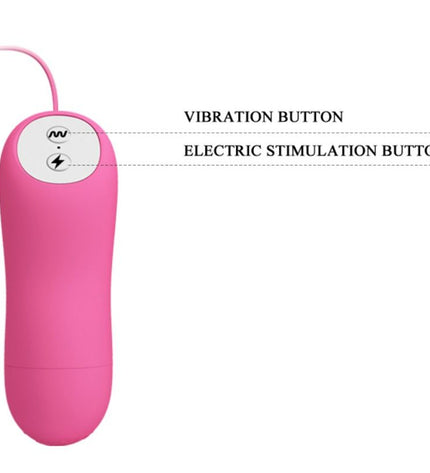 BAILE - PIZZAS ONDES ROMANTIQUES AVEC VIBRATION ET ÉLECTROCHOC FUCHSIA by BAILE STIMULATING