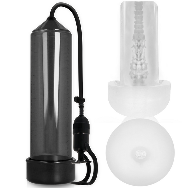 ACCRO À LA POMPE - RX5 NOIR AVEC MASTURBATEUR by PUMP ADDICTED