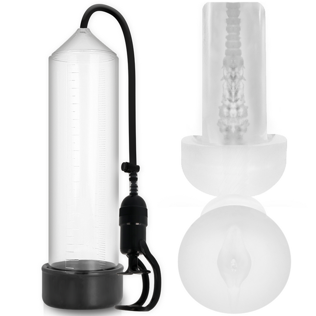 ACCRO À LA POMPE - RX5 TRANSPARENT AVEC MASTURBATEUR by PUMP ADDICTED