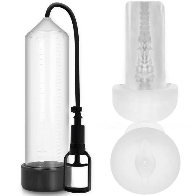 ACCRO À LA POMPE - RX7 TRANSPARENTE AVEC MASTURBATEUR by PUMP ADDICTED