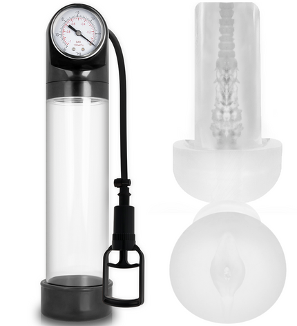 ACCRO À LA POMPE - RX9 TRANSPARENTE AVEC MASTURBATEUR by PUMP ADDICTED