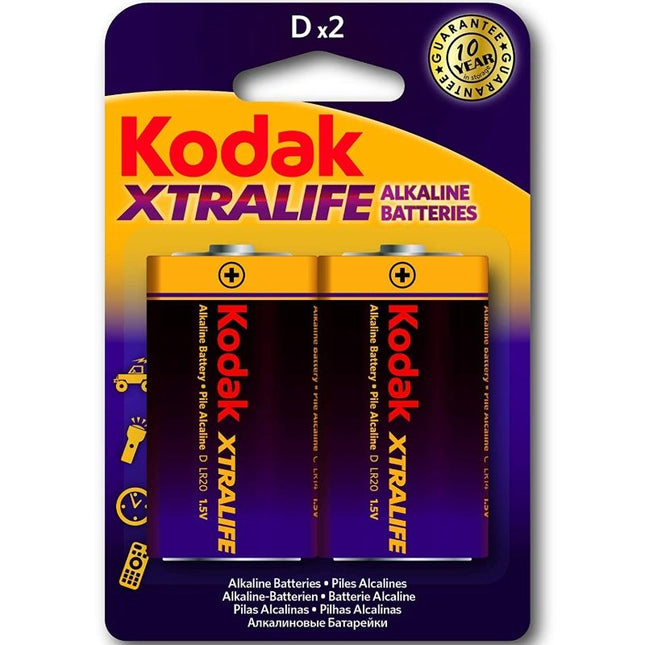 KODAK - PILES ALCALINES XTRALIFE LR20 D LR20 1.5V by KODAK