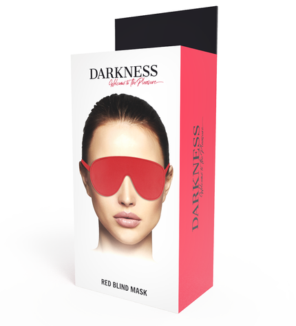 DARKNESS - MASQUE ROUGE DE HAUTE QUALITÉ by DARKNESS BONDAGE