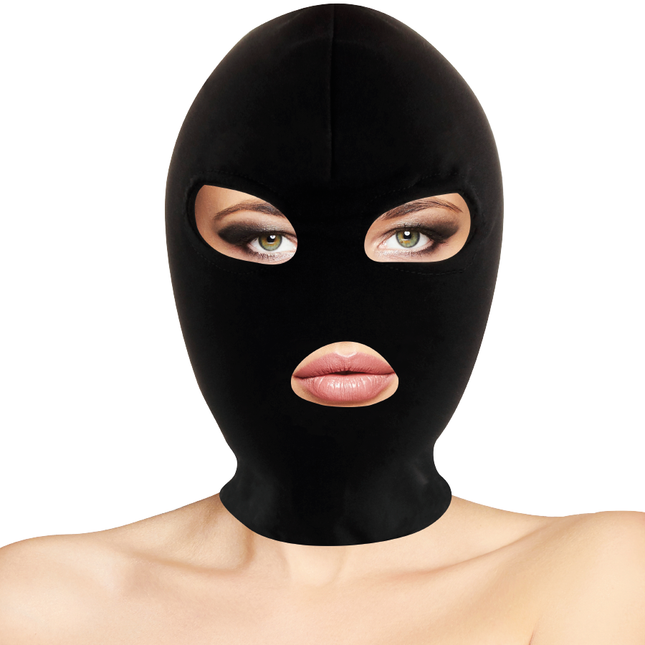 DARKNESS - MASQUE DE SOUMISSION BDSM BOUCHE ET YEUX NOIR by DARKNESS BONDAGE