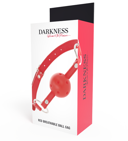 DARKNESS - BÂTON RESPIRANT ROUGE by DARKNESS BONDAGE