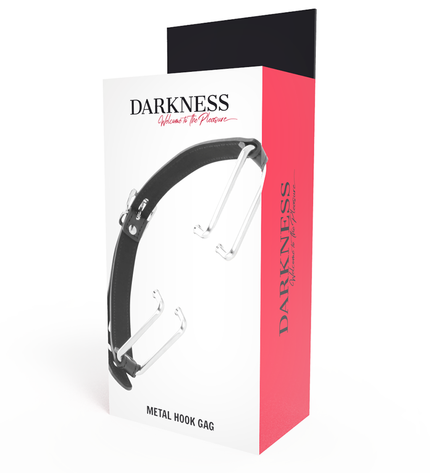 DARKNESS - GAG AVEC CROCHET NOIR by DARKNESS BONDAGE