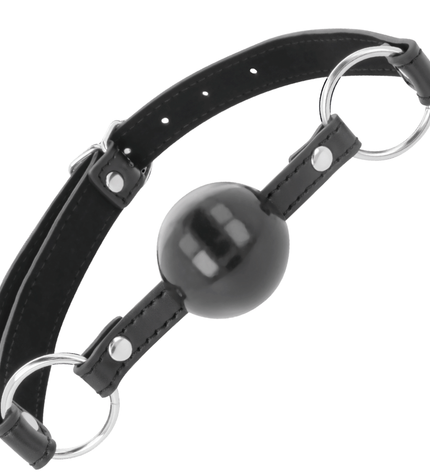 DARKNESS - BÂILLON BOULE NOIRE by DARKNESS BONDAGE