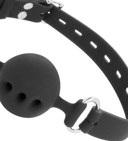 DARKNESS - BTON EN SILICONE RESPIRANT NOIR by DARKNESS BONDAGE