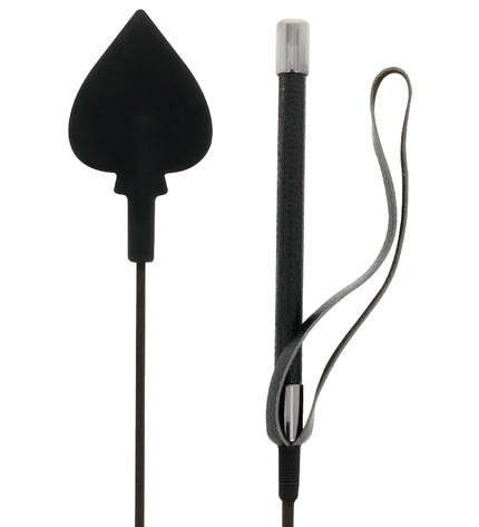 DARKNESS - FOUET EN SILICONE NOIR 60CM by DARKNESS SENSATIONS