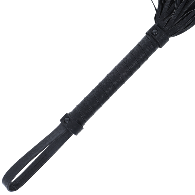 DARKNESS - FOUET DE BONDAGE NOIR 42CM CUIR by DARKNESS SENSATIONS