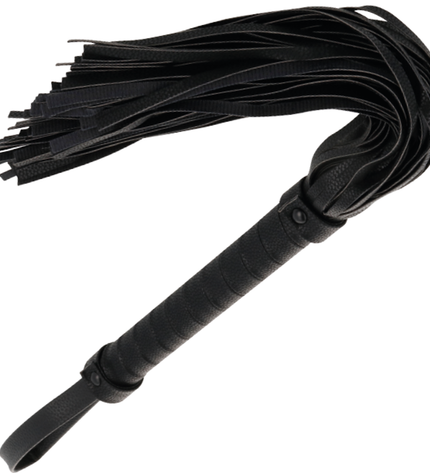 DARKNESS - FOUET DE BONDAGE NOIR 42CM CUIR by DARKNESS SENSATIONS
