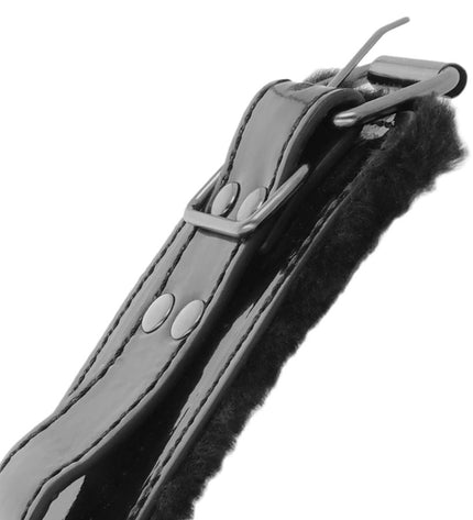 DARKNESS - MENOTTES AJUSTABLES EN CUIR NOIR AVEC CADENAS by DARKNESS BONDAGE