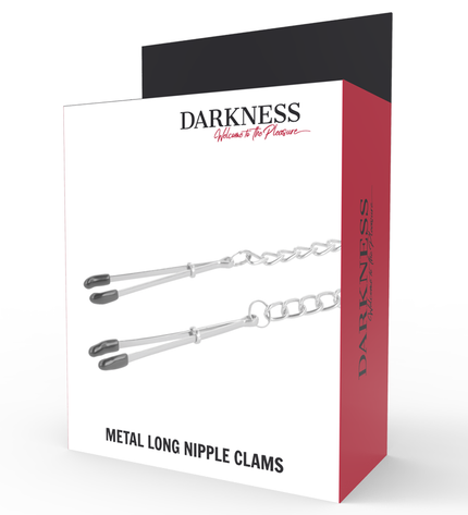 DARKNESS - PINCES À TÉTONS RÉGLABLES EN MÉTAL by DARKNESS SENSATIONS