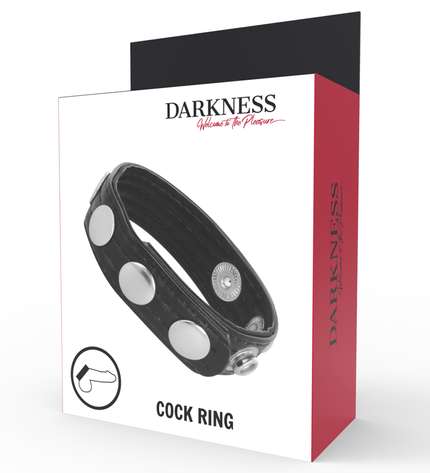 DARKNESS - ANNEAU DÉRECTION EN CUIR by DARKNESS SENSATIONS