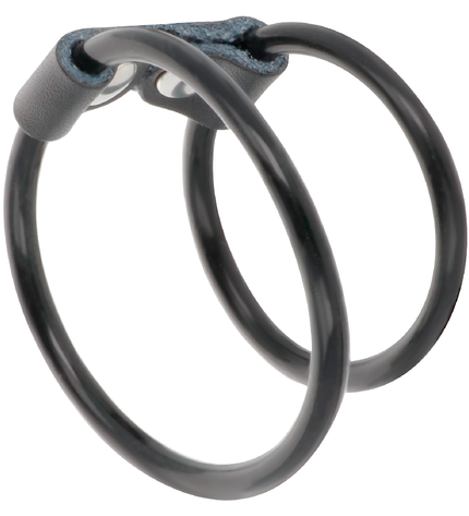 DARKNESS - ANNEAU PÉNIS DOUBLE FLEXIBLE by DARKNESS SENSATIONS