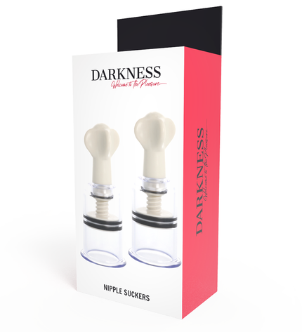 DARKNESS - ASPIRATEUR DE TÉTONS TRANSPARENT 3,1 CM DE DIAMÈTRE by DARKNESS SENSATIONS