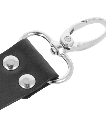DARKNESS - MENOTTES EN CUIR POUR PIEDS ET MAINS NOIR by DARKNESS BONDAGE