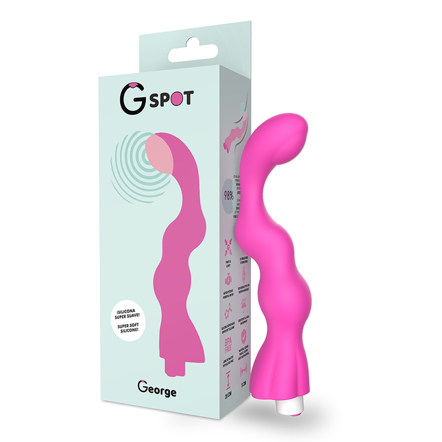 G-SPOT - GEORGE G-SPOT VIBRATEUR GOMME ROSE by G-SPOT