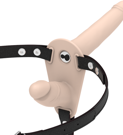 FETISH SUBMISSIVE HARNESS - VIBRATEUR FLESH UP DOUBLE PÉNÉTRATION by FETISH SUBMISSIVE HARNESS