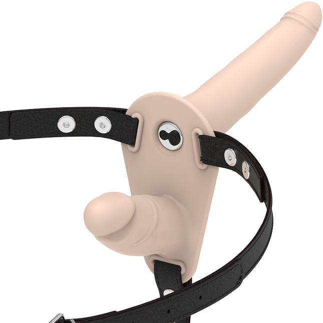 FETISH SUBMISSIVE HARNESS - VIBRATEUR FLESH UP DOUBLE PÉNÉTRATION by FETISH SUBMISSIVE HARNESS