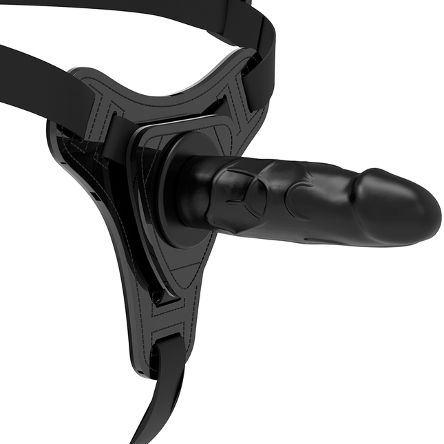 FETISH SUBMISSIVE HARNESS - SILICONE NOIR RÉALISTE 15 CM by FETISH SUBMISSIVE HARNESS