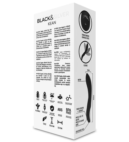 BLACK&SILVER - COMMANDE TACTILE DU VIBRATEUR KEAN by BLACK&SILVER