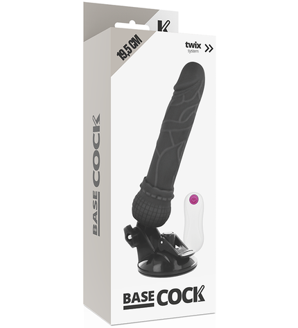 BASECOCK - VIBRATEUR TÉLÉCOMMANDE NATUREL RÉALISTE 19.5 CM -O- 4 CM by BASECOCK