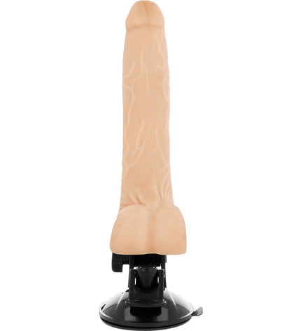 BASECOCK - VIBRATEUR NATUREL RÉALISTE TÉLÉCOMMANDE AVEC TESTICULES 20 CM -O- 4 CM by BASECOCK