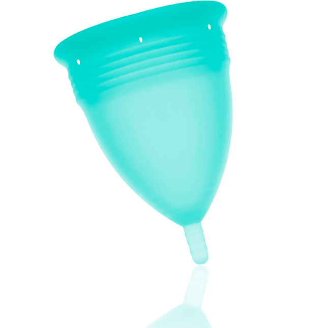STERCUP - COUPE MENSTRUELLE EN SILICONE FDA AIGUE-MARINE - TAILLE L by STERCUP