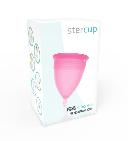 STERCUP - COUPE MENSTRUELLE EN SILICONE FDA ROSE - TAILLE S by STERCUP