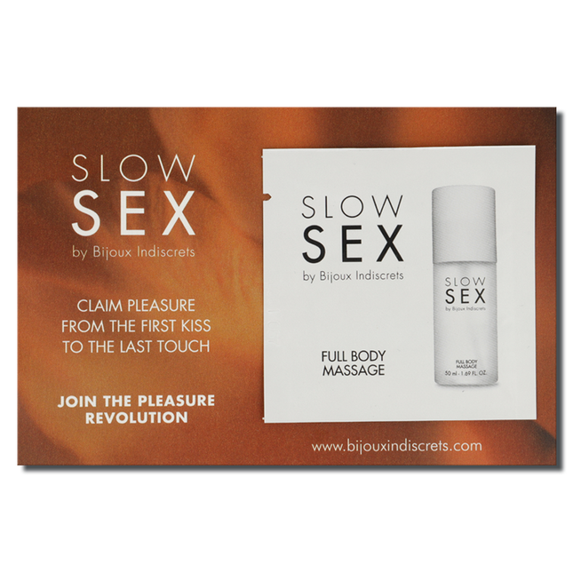 BIJOUX - SLOW SEX MASSAGE COMPLET DU CORPS GEL DE MASSAGE 2 ML by BIJOUX SLOW SEX