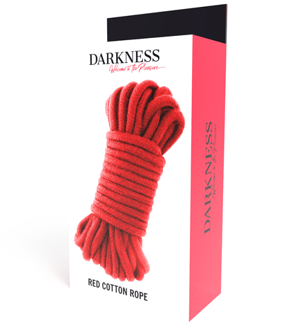 DARKNESS - CORDE JAPONAISE 10 M ROUGE by DARKNESS BONDAGE