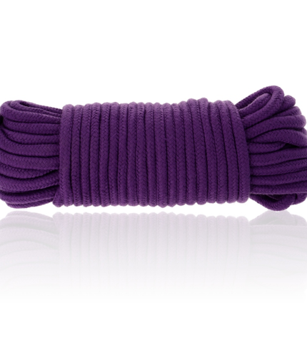 DARKNESS - CORDE DE BONDAGE EN COTON 20 MÈTRES LILAS by DARKNESS BONDAGE